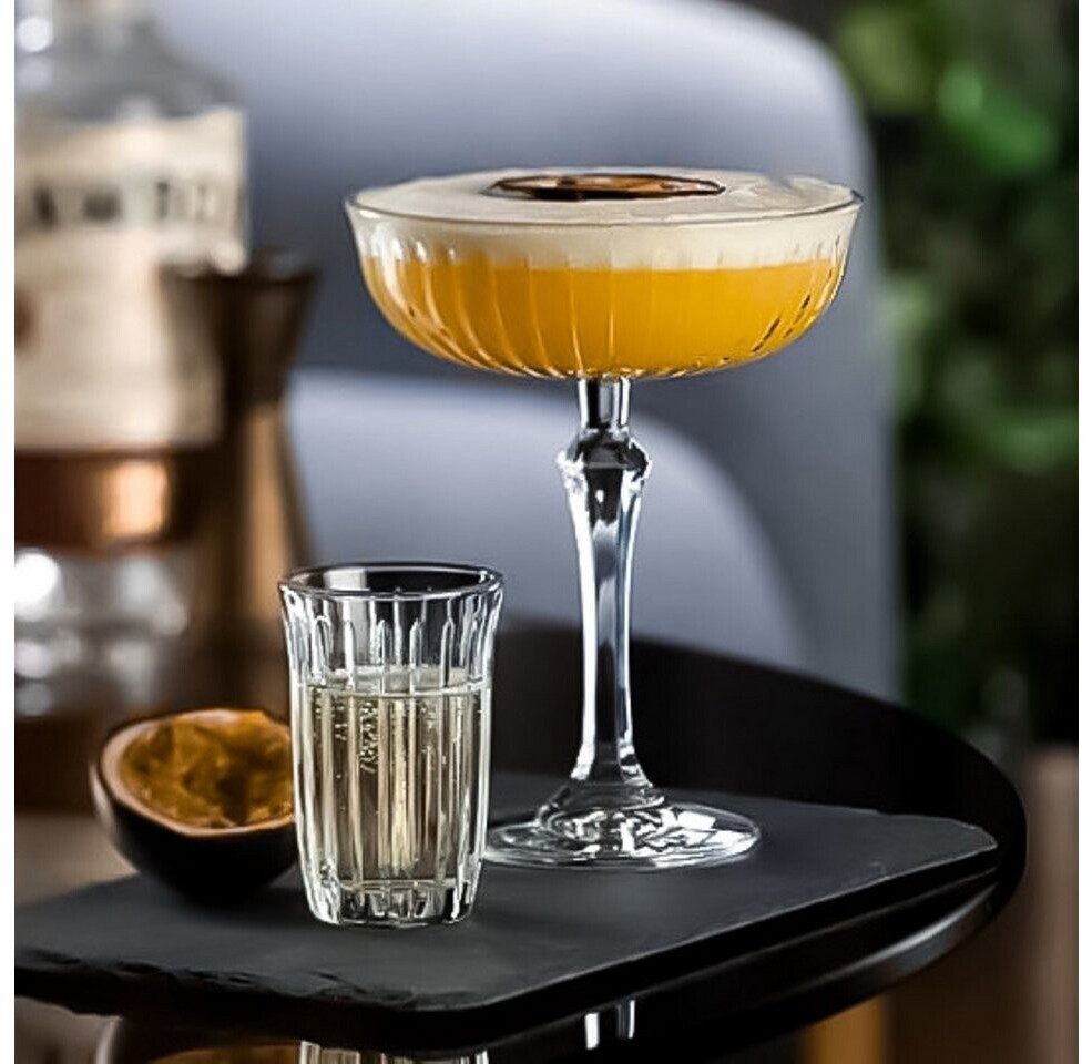 Pasabahce Sektkelch 4er Set mit Rillenmuster Joy 24,5 cl