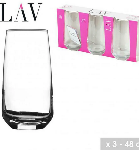 Lav LAL Long Glas 3 er Set